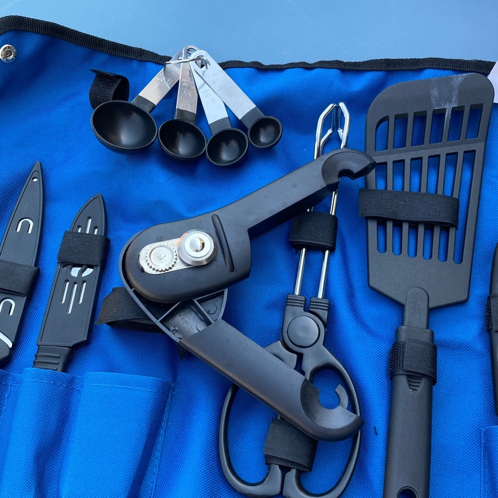 Kitchen Utensil Kit Travel, Camping, Tailgating NEW
